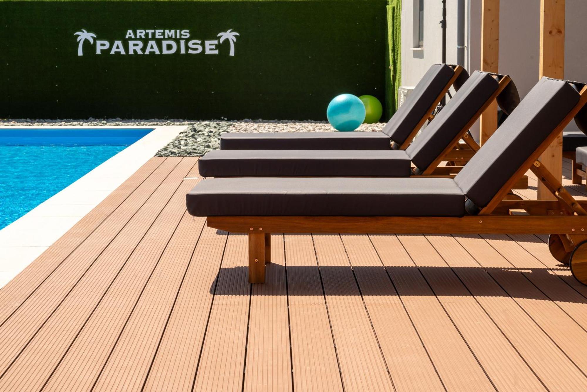 Paradise Apartments Artemida Eksteriør bilde